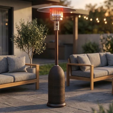 ESTUFA A GAS EXTERIOR TERRAZA SETAX RATTAN BLT - 6