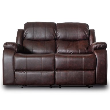 BERGER RECLINABLE 2 CUERPOS COLOR BROWN DARK - 1