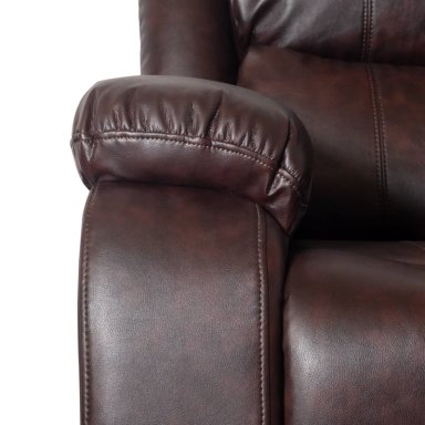 BERGER RECLINABLE 2 CUERPOS COLOR BROWN DARK - 3