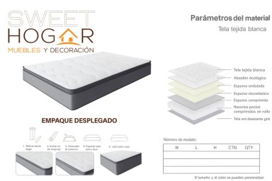 COLCHON PREMIUM KING RESORTES POCKET - 3