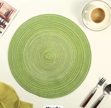 6 INDIVIDUALES VERDE PISTACHO - 2