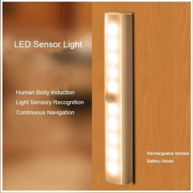 BARRA LUZ LED INTELIGENTE CON SENSOR DE MOVIMIENTO RECARGABLE - 3