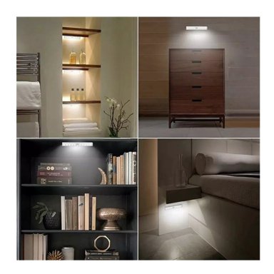 BARRA LUZ LED INTELIGENTE CON SENSOR DE MOVIMIENTO RECARGABLE - 7