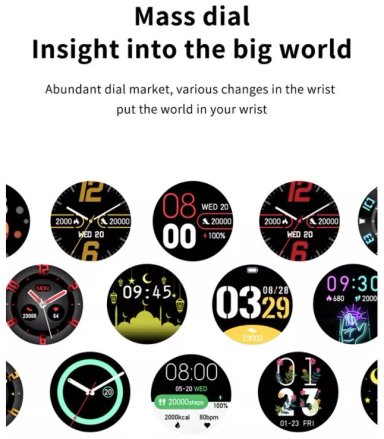 RELOJ INTELIGENTE SMARTWATCH BLUETOOTH ZL02 SPORTS FITNESS - 4