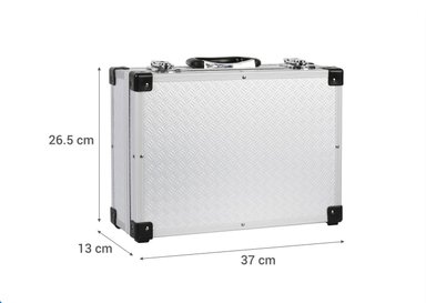 MALETA RED LINE F-5335B PARA HERRAMIENTAS ALUMINIO 37 X 27 X 13 CM - 4