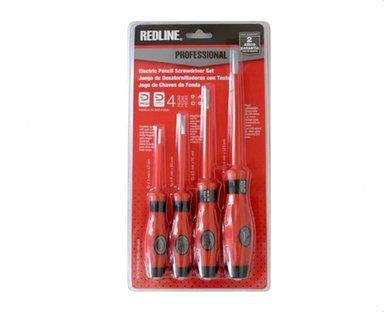 JUEGO DE DESATORNILLADORES CON TESTER REDLINE 3, 4, 5, 6 MM - 1