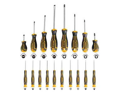 SET HERRAMIENTAS INGCO DESTORNILLADORES 18 PIEZAS + SOPORTE - 2