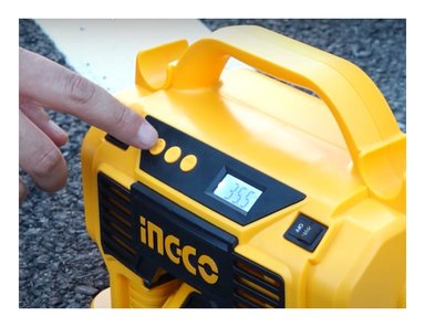COMPRESOR INALÁMBRICO INGCO 20V 160 PSI + 4 ACC (S/BATERIA) - 4