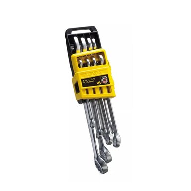 SET HERRAMIENTAS STANLEY LLAVES 8 PIEZAS COMBINACION PUNTA CORONA - 3