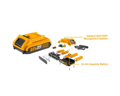 BATERÍA INGCO INDUSTRIAL P20S 20V 2 AH FBLI20011 - 6