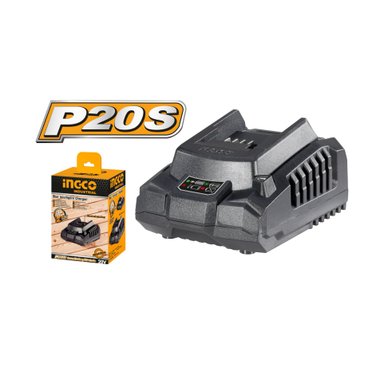 CARGADOR INGCO DE BATERÍAS 20V INDUSTRIAL FCLI2001-7 - 4