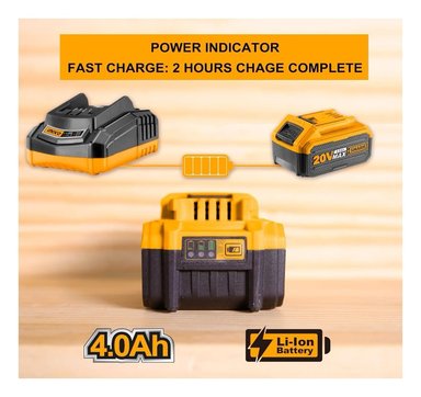 BATERÍA INGCO INDUSTRIAL P20S 20V 4 AH FBLI2002 - 6