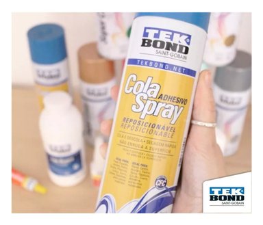 ADHESIVO COLA SPRAY TEKBOND REPOSICIONABLE LATA 340 G 500 ML - 4