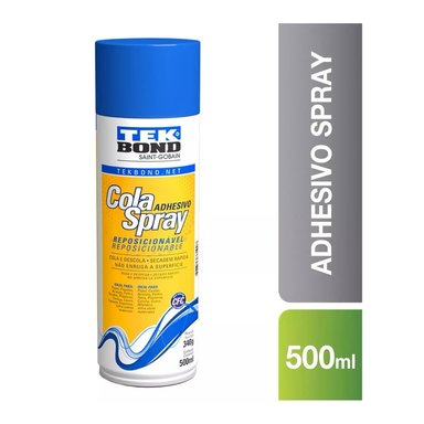 ADHESIVO COLA SPRAY TEKBOND REPOSICIONABLE LATA 340 G 500 ML - 5