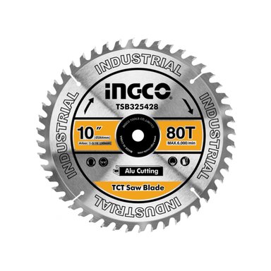 DISCO SIERRA INGLETEADORA INGCO INDUSTRIAL 80T 10 P 254 MM - 1