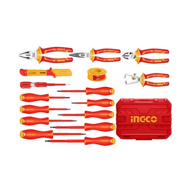 SET HERRAMIENTAS AISLADOS VDE INGCO INDUSTRI 16 PZ HKITH1601 - 3
