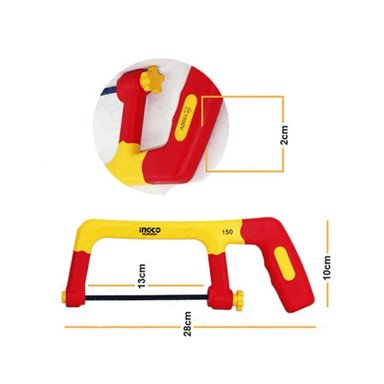 ARCO DE SIERRA INDUSTRIAL AISLADO VDE INGCO 150 MM HIJH3001 - 4