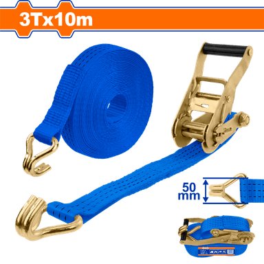 ESLINGA CON TRINQUETE 50MMX10M 3 TONELADAS WADFOW WRT13310 - 1