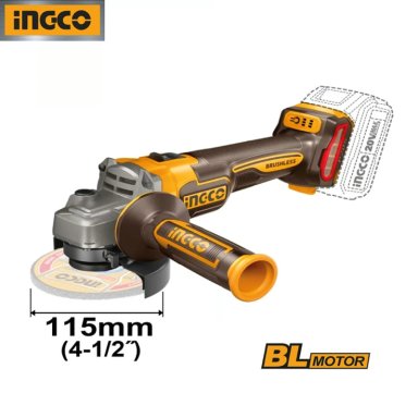 SET KIT TALADRO Y ESMERIL BL INALAMB 20V INGCO + 2 BAT + ACC CKLI20273 - 9