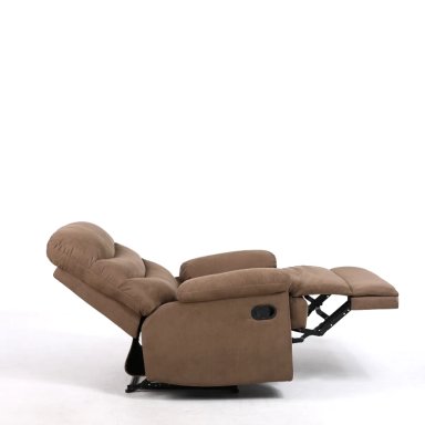 BERGERE RECLINABLE AUSTEN COMPACTO MICROFIBRA CAFE SILLON DE DESCANSO MANUAL - 7