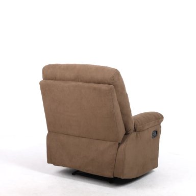BERGERE RECLINABLE AUSTEN COMPACTO MICROFIBRA CAFE SILLON DE DESCANSO MANUAL - 8