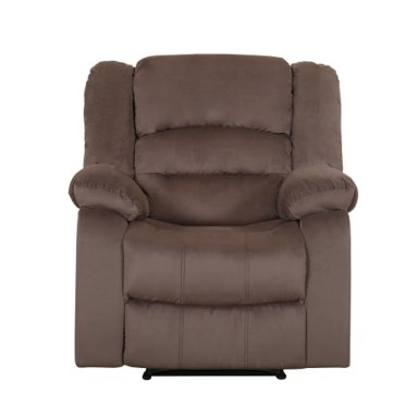 BERGERE RECLINABLE CIORAN SILLON DESCANSO MICROFIBRA ATERCIOPELADA CHOCOLATE - 2