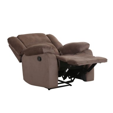 BERGERE RECLINABLE CIORAN SILLON DESCANSO MICROFIBRA ATERCIOPELADA CHOCOLATE - 3