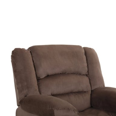 BERGERE RECLINABLE CIORAN SILLON DESCANSO MICROFIBRA ATERCIOPELADA CHOCOLATE - 7