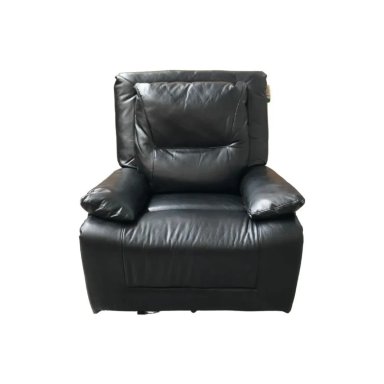 BERGERE RECLINABLE BECKETT CON FUNCION MECEDORA ECOCUERO NEGRO SILLON DE DESCANSO - 2