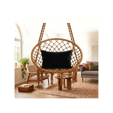 SILLA HAMACA COLGANTE CLICK VENTAS BEIGE COLUMPIO TERRAZA - 5
