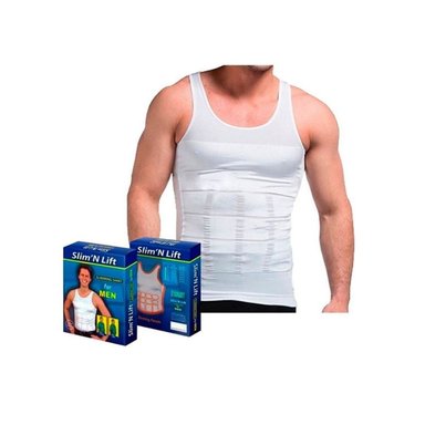 POLERA CAMISETA FAJA REDUCTORA HOMBRE CLICK VENTAS TÉRMICA ADELGAZAR TALLA XXL - 3