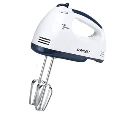 BATIDORA CLICK VENTAS 7 VELOCIDADES HAND MIXER MULTIFUNCIONAL 260W SCARLETT - 1