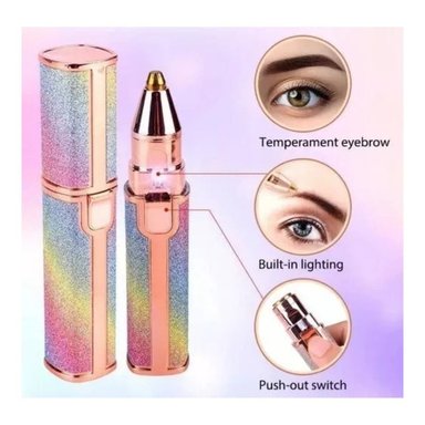DEPILADORA CLICK VENTAS REMOVEDORA DE VELLO FACIAL CEJA 2 EN 1 RECARGABLE - 5