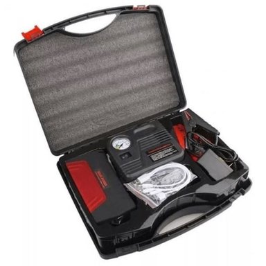 PARTIDOR CARGADOR AUTO BATERÍA E INFLADOR NEUMATICOS 12V - 2