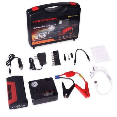 PARTIDOR CARGADOR AUTO BATERÍA E INFLADOR NEUMATICOS 12V - 5