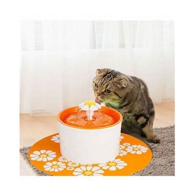 BEBEDERO PERROS CLICK VENTAS DISPENSADOR FUENTE AGUA NARANJA - 3
