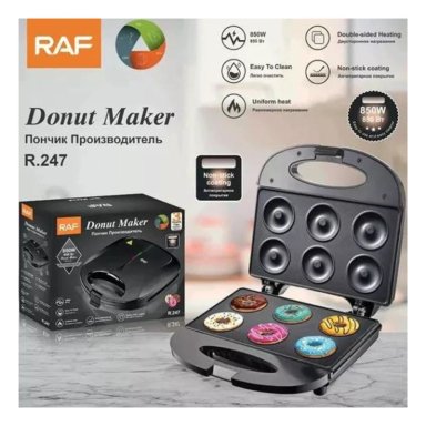 MÁQUINA DONUTS CLICK VENTAS MINI DONAS ANTIADHERENTE RAF 6 UND - 2