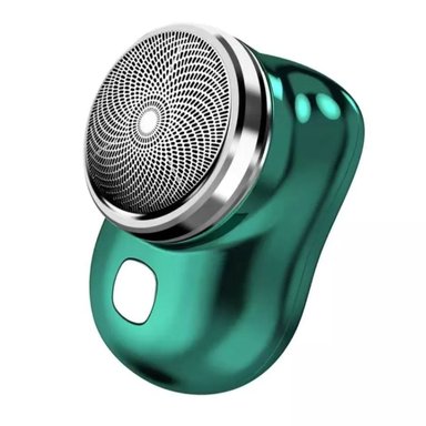 RECORTADOR CLICK VENTAS MINI AFEITADORA HOMBRES PORTÁTIL CABLE USB VERDE - 1