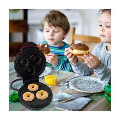 MÁQUINA DONAS CLICK VENTAS MINI POSTRES DONUTS ANTIADHERENTE 3UND 3 DONAS - 2
