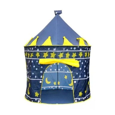 CASTILLO CARPA INFANTIL CASA CLUB PARA NIÑOS Y NIÑA AZUL - 1