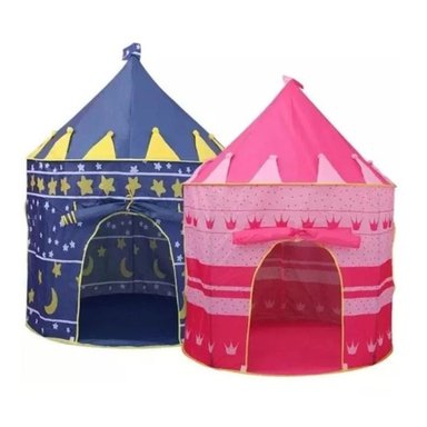 CASTILLO CARPA INFANTIL CASA CLUB PARA NIÑOS Y NIÑA AZUL - 3