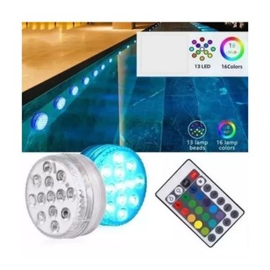 LUCES LED PISCINA SUMERGIBLES CONTROL REMOTO - 3