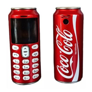 MINI CELULAR TELEFONO CAMARA BLUETOOTH LINTERNA SIM BLANCO - 1