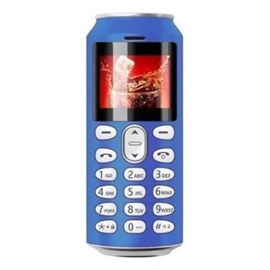 MINI CELULAR TELEFONO CAMARA BLUETOOTH LINTERNA SIM BLANCO - 1