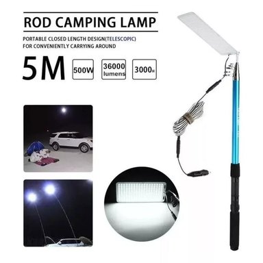 LAMPARA LED CAÑA DE PESCAR TELESCÓPICA EXTERIORES CAMPING - 3