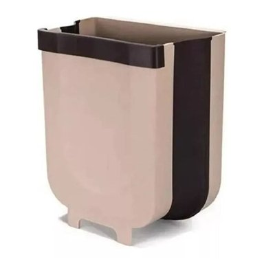 PAPELERA PLEGABLE BASURERO COCINA ERGONÓMICO PUERTA MULTIUSO - 1