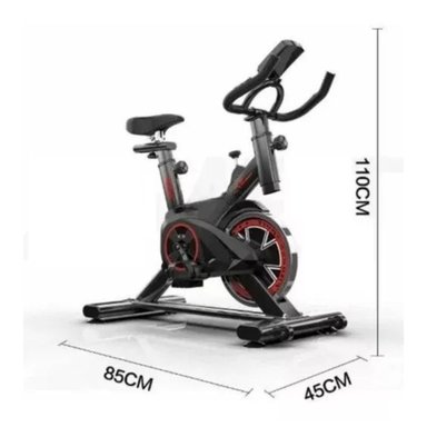 BICICLETA ESTATICA GIRATORIA SPINNING EJERCICIO CON MONITOR - 2