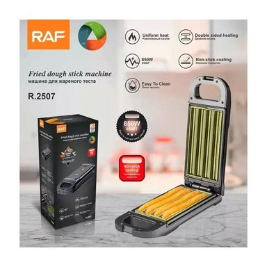 MAQUINA DE CHURROS ANTIADHERENTE RAF 4UNI 850W - 2