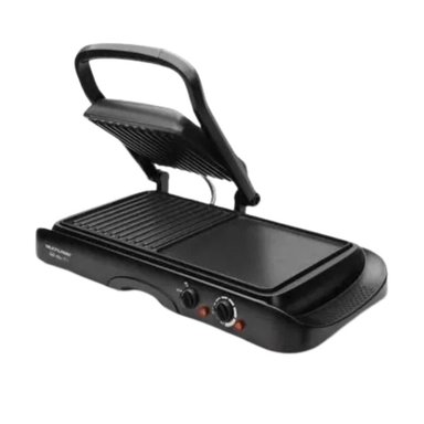 PLANCHA ASADERA PARRILLA 2 EN 1 PORTÁTIL RAF 1600W ELÉCTRICA - 1