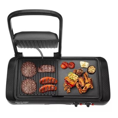 PLANCHA ASADERA PARRILLA 2 EN 1 PORTÁTIL RAF 1600W ELÉCTRICA - 2